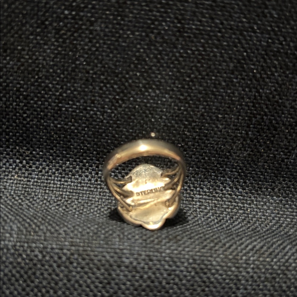 Sterling Silver spiny oyster Ring 6 3/4 NEW - Picture 3 of 6